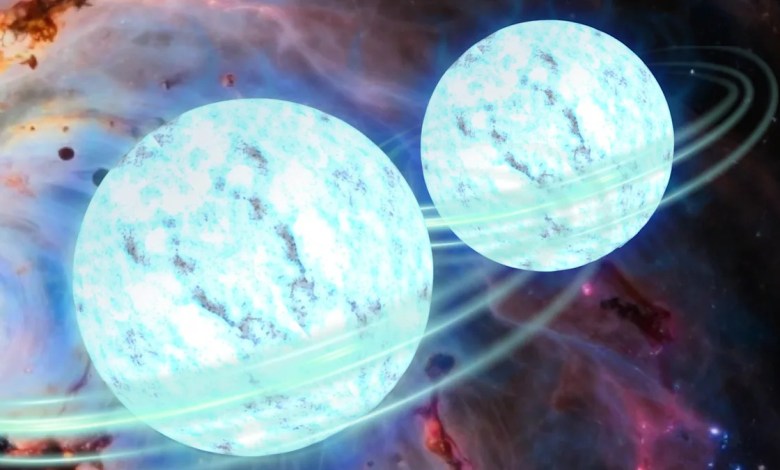 Watch dead neutron stars smash together in new NASA supercomputer simulation Watch dead neutron stars smash together in new NASA supercomputer simulation