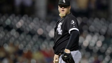 White Sox pay tribute to late closer Bobby Jenks by wearing ’45’ uniform patches White Sox pay tribute to late closer Bobby Jenks by wearing ’45’ uniform patches