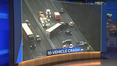 10-vehicle crash ties up traffic on New Jersey Turnpike southbound in Mt. Laurel 10-vehicle crash ties up traffic on New Jersey Turnpike southbound in Mt. Laurel