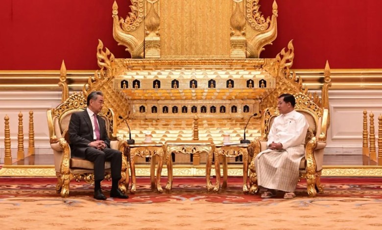 China’s top diplomat meets leader of Myanmar’s military-backed government on regional tour China’s top diplomat meets leader of Myanmar’s military-backed government on regional tour