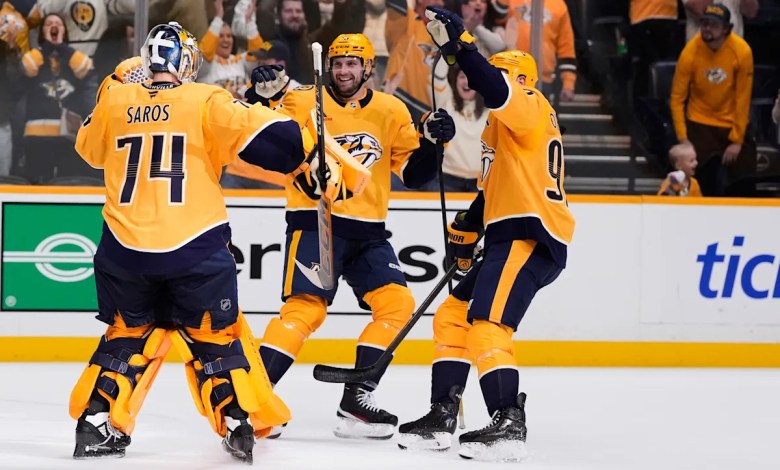 Saros shines in Predators’ 2-1 shootout victory over Islanders Saros shines in Predators’ 2-1 shootout victory over Islanders