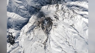 Satellites spy one of Russia’s most active volcanoes melting snow from the inside out Satellites spy one of Russia’s most active volcanoes melting snow from the inside out