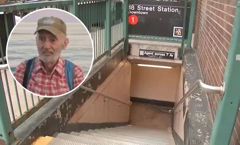 Suspect charged with murder after man shoved to his death down subway staircase in Chelsea Suspect charged with murder after man shoved to his death down subway staircase in Chelsea