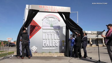 2nd ‘Little Palestine’ sign unveiled at Westfield Plaza in Bridgeview 2nd ‘Little Palestine’ sign unveiled at Westfield Plaza in Bridgeview
