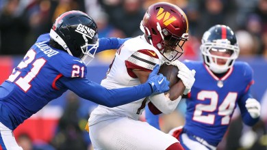 Giants remain in lead for first overall pick after losing to Commanders Giants remain in lead for first overall pick after losing to Commanders