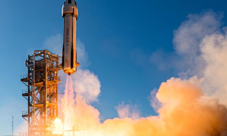 Blue Origin is pausing its space tourist flights to work on lunar landers for NASA Blue Origin is pausing its space tourist flights to work on lunar landers for NASA