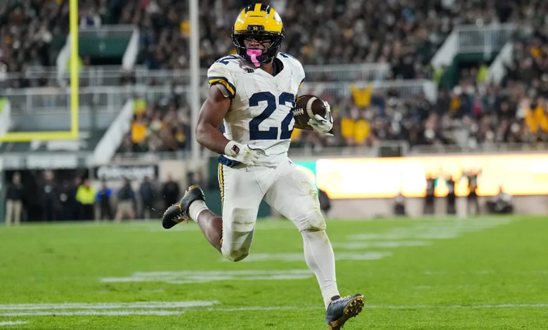 Michigan RB Justice Haynes announces he’s entering the transfer portal Michigan RB Justice Haynes announces he’s entering the transfer portal