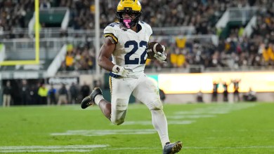 Michigan RB Justice Haynes announces he’s entering the transfer portal Michigan RB Justice Haynes announces he’s entering the transfer portal