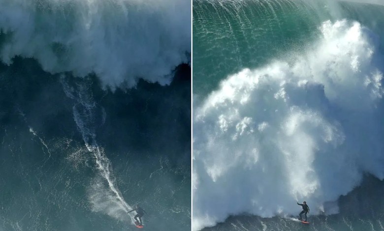 Massive Wave Engulfs Surfer Carlos Burle in Stunning Video, Says Team ‘Saved My Life’ Massive Wave Engulfs Surfer Carlos Burle in Stunning Video, Says Team ‘Saved My Life’