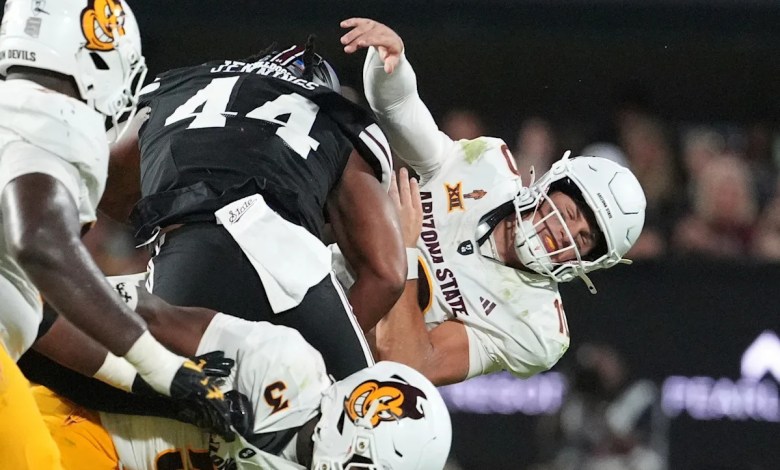 Mississippi State slips past No. 12 Arizona State 24-20 on late TD pass Mississippi State slips past No. 12 Arizona State 24-20 on late TD pass