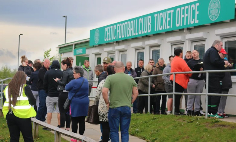 Celtic Ticket Office this morning look like proper April Fools Celtic Ticket Office this morning look like proper April Fools