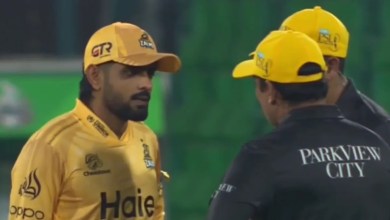 Heated exchange! Babar Azam vs umpire steals the show in PSL – Watch Heated exchange! Babar Azam vs umpire steals the show in PSL – Watch