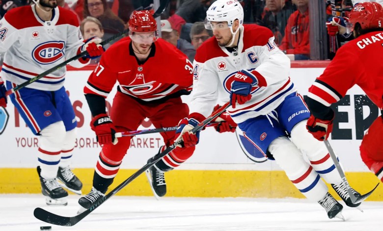 Suzuki lifts streaking Canadiens to 3-1 win over Hurricanes Suzuki lifts streaking Canadiens to 3-1 win over Hurricanes