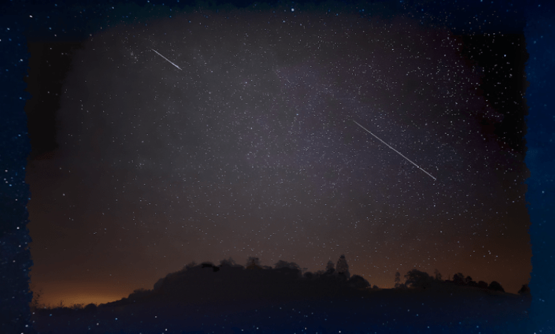 A bright moon may dim the Eta Aquarid meteor shower made up of Halley’s comet debris A bright moon may dim the Eta Aquarid meteor shower made up of Halley’s comet debris