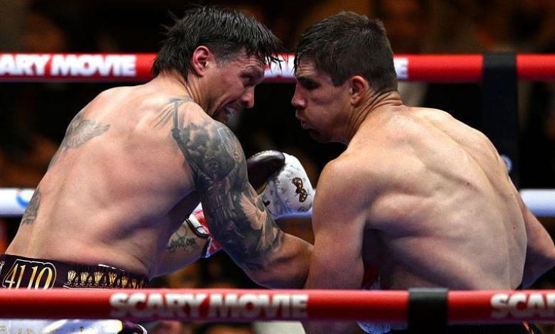 Usyk v Verhoeven – scorecards at time of stoppage Usyk v Verhoeven – scorecards at time of stoppage