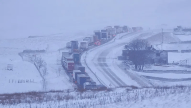Roads reopen after snow as Arctic blast hits North Roads reopen after snow as Arctic blast hits North