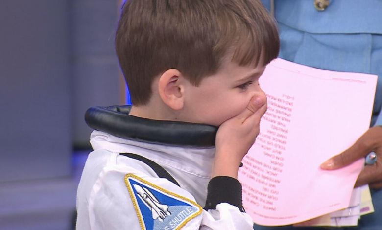 Artemis crew surprises 5-year-old aspiring astronaut with special gift Artemis crew surprises 5-year-old aspiring astronaut with special gift