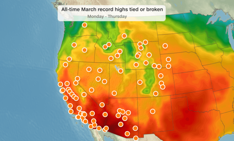 The US is on the verge of an all-time heat record for March. Yes, it’s climate change The US is on the verge of an all-time heat record for March. Yes, it’s climate change