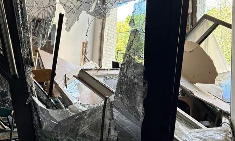 Offices of German broadcasters damaged in Russian attack on Kiev Offices of German broadcasters damaged in Russian attack on Kiev
