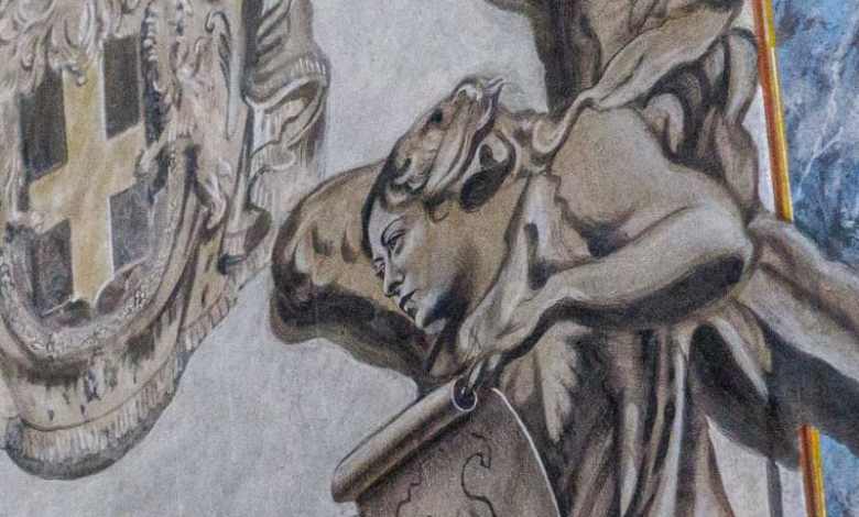 ‘Meloni angel’ in Roman church could be restored back to original ‘Meloni angel’ in Roman church could be restored back to original