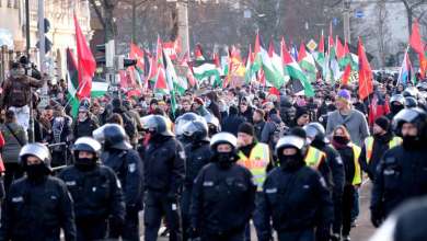Pro-Palestinian rally in Leipzig draws large police presence Pro-Palestinian rally in Leipzig draws large police presence
