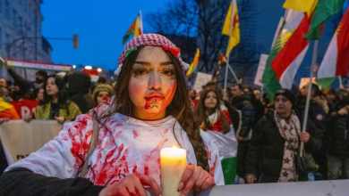 Over 20,000 demonstrate in Germany for Kurds in Syria Over 20,000 demonstrate in Germany for Kurds in Syria