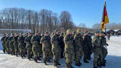 NATO troops formally join German-led brigade in Lithuania NATO troops formally join German-led brigade in Lithuania