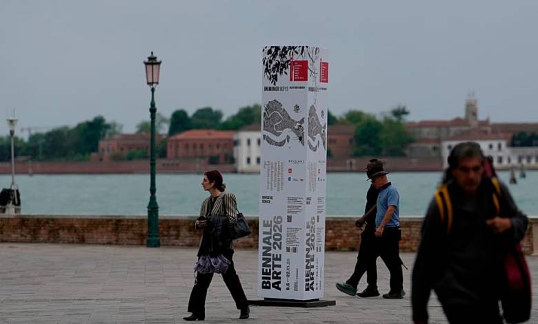 Venice Biennale opens with protests against Russia and Israel Venice Biennale opens with protests against Russia and Israel