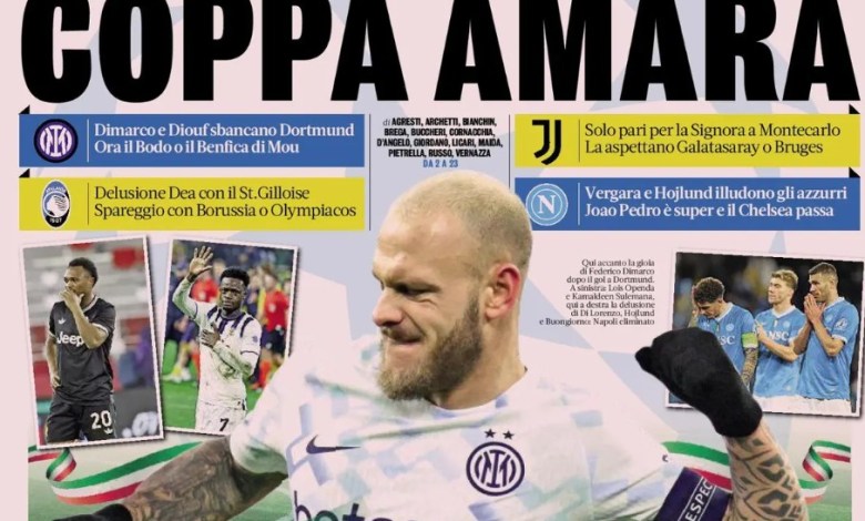Today’s Papers – Bitter Champions League, danger Mourinho and Osimhen Today’s Papers – Bitter Champions League, danger Mourinho and Osimhen