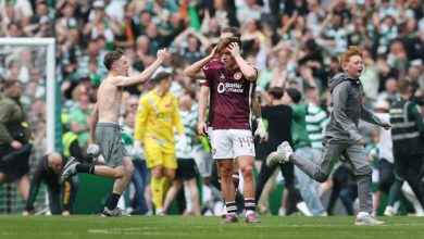 Hearts say ‘shameful’ scenes at Celtic ‘embarrassed Scottish football’ Hearts say ‘shameful’ scenes at Celtic ‘embarrassed Scottish football’