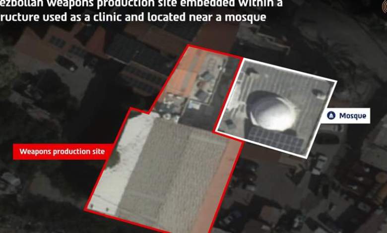 IDF strikes Hezbollah weapons facility hidden under former clinic IDF strikes Hezbollah weapons facility hidden under former clinic