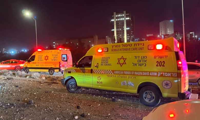 At least five people wounded by Iranian missile strike in Jerusalem area At least five people wounded by Iranian missile strike in Jerusalem area