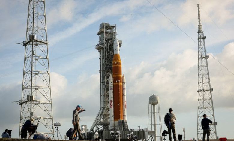 NASA counts down for first crewed lunar mission in half a century NASA counts down for first crewed lunar mission in half a century