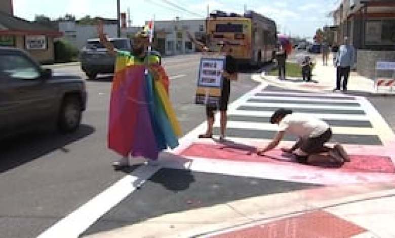 Charges dropped against those arrested for rainbow crosswalk protest in Orlando Charges dropped against those arrested for rainbow crosswalk protest in Orlando