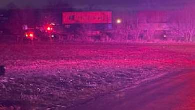 Truck breaks down in middle of train tracks moments before train crash Truck breaks down in middle of train tracks moments before train crash