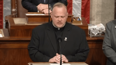 Rev. Jonathan Slavinskas of Worcester delivers prayer on floor of U.S. House Rev. Jonathan Slavinskas of Worcester delivers prayer on floor of U.S. House