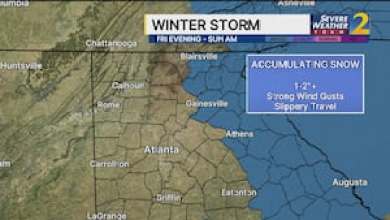 Winter storm watch issued for northeast Georgia counties Winter storm watch issued for northeast Georgia counties