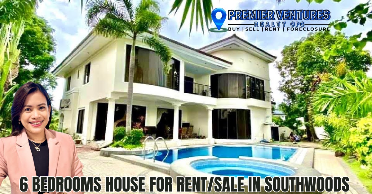 For Rent: 6 BR House & Lot with Swimming Pool in Southwoods San Pedro For Rent: 6 BR House & Lot with Swimming Pool in Southwoods San Pedro