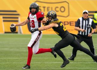 Dustin Crum leads Redblacks past Tiger-Cats 31-22 in CFL pre-season