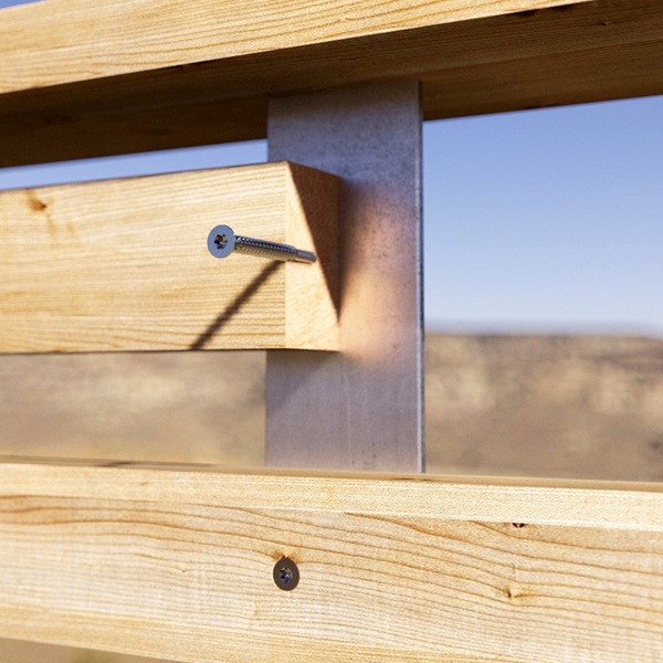 HOUT-OP-METAAL ZELFBORENDE SCHROEF