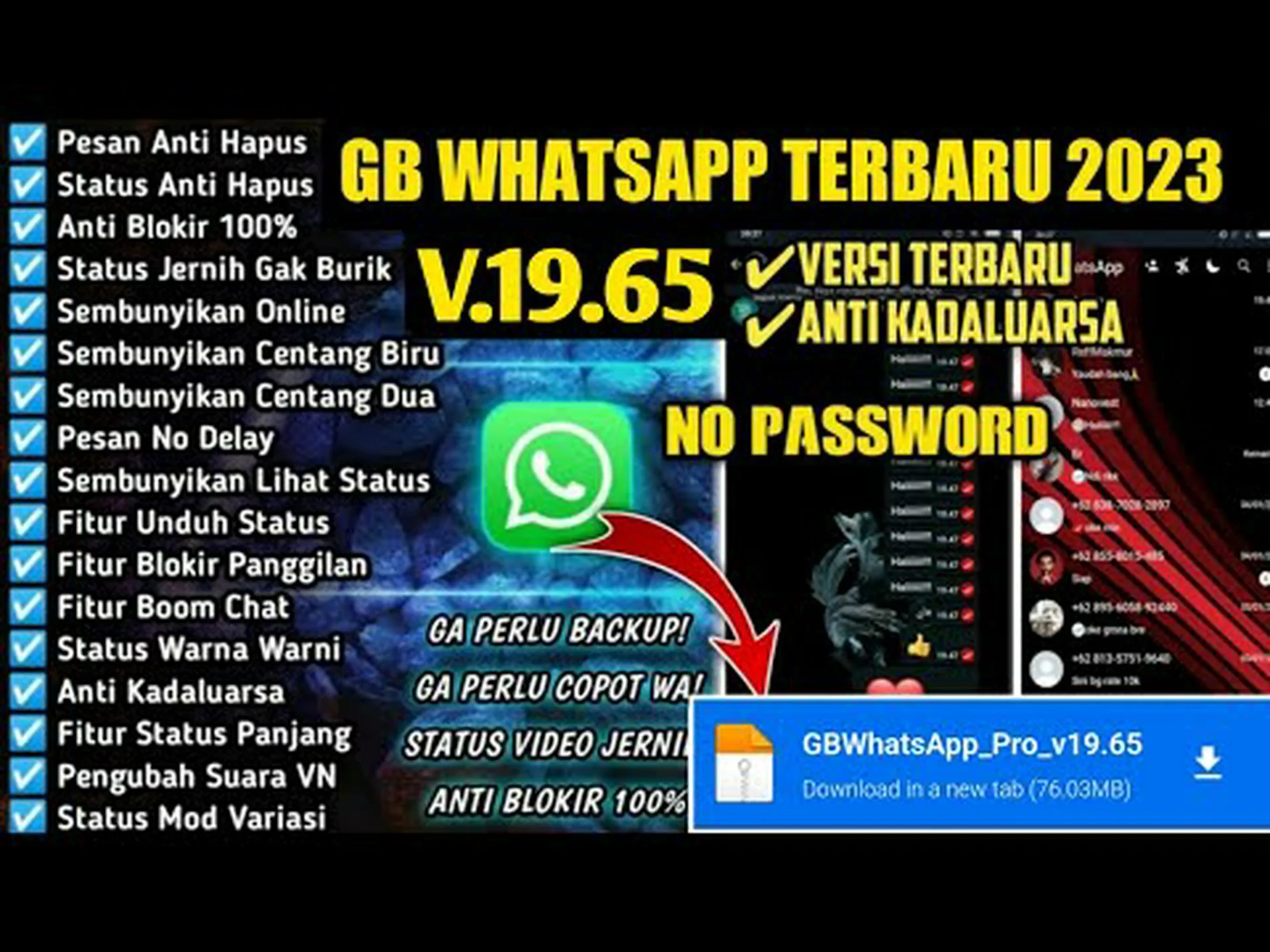 Whatsapp GB 19.65 Whatsapp GB 19.65