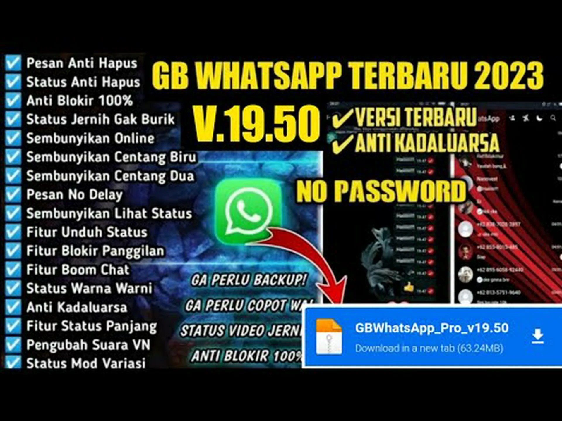 Whatsapp GB 19.50 Whatsapp GB 19.50