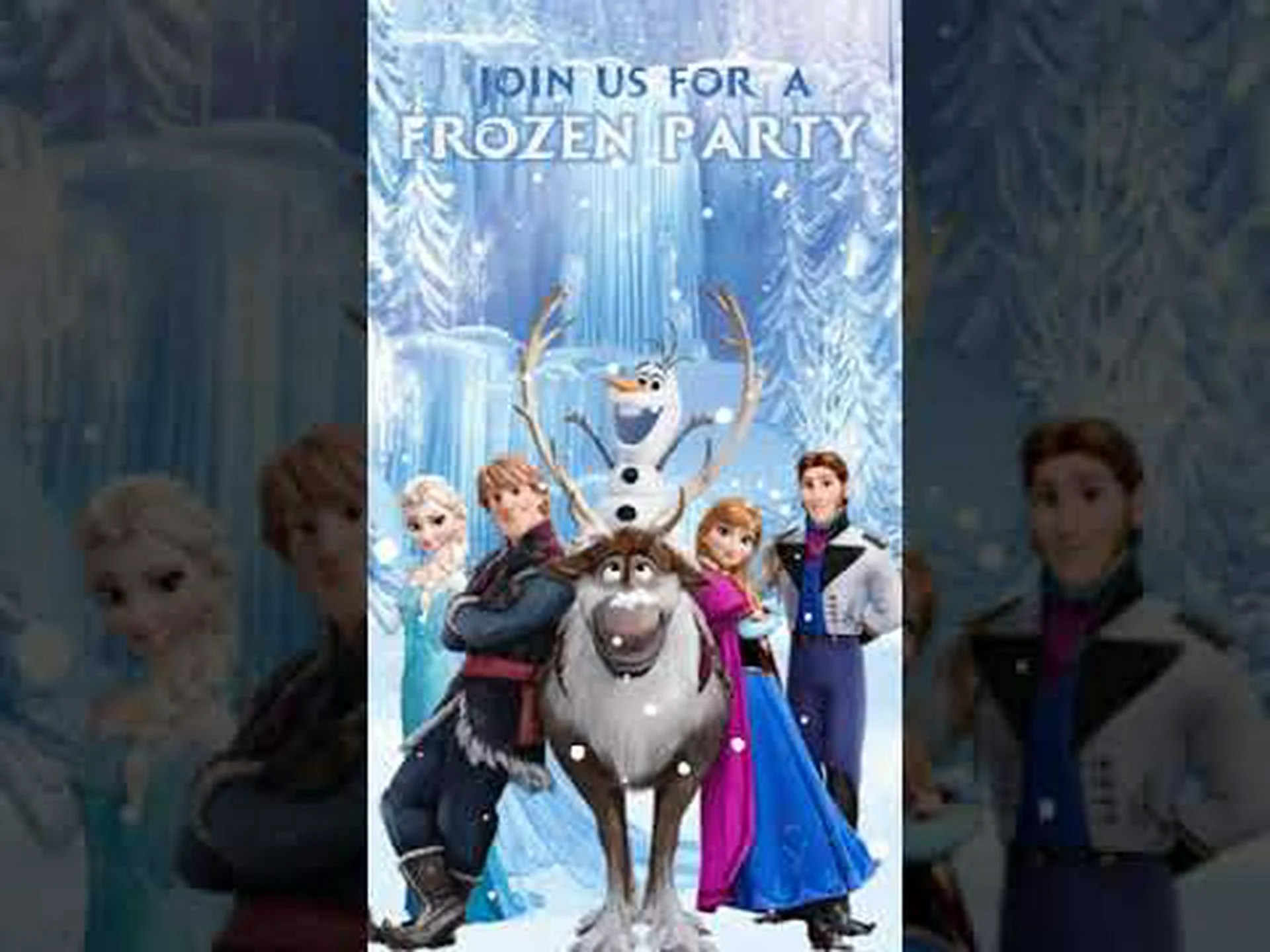 Free frozen virtual invitation for WhatsApp Free frozen virtual invitation for WhatsApp