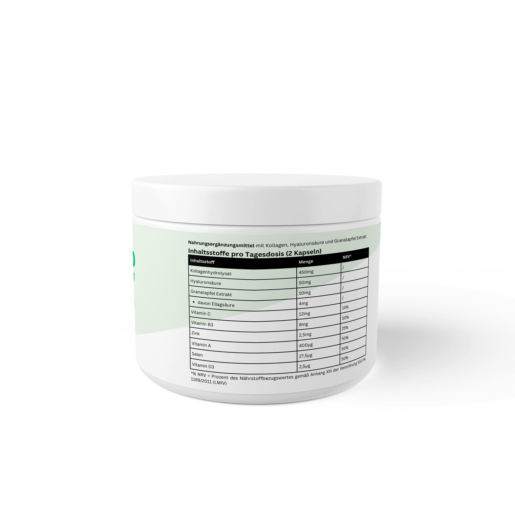 Kollagenhyaluronsäure Plus – 180 Kapseln