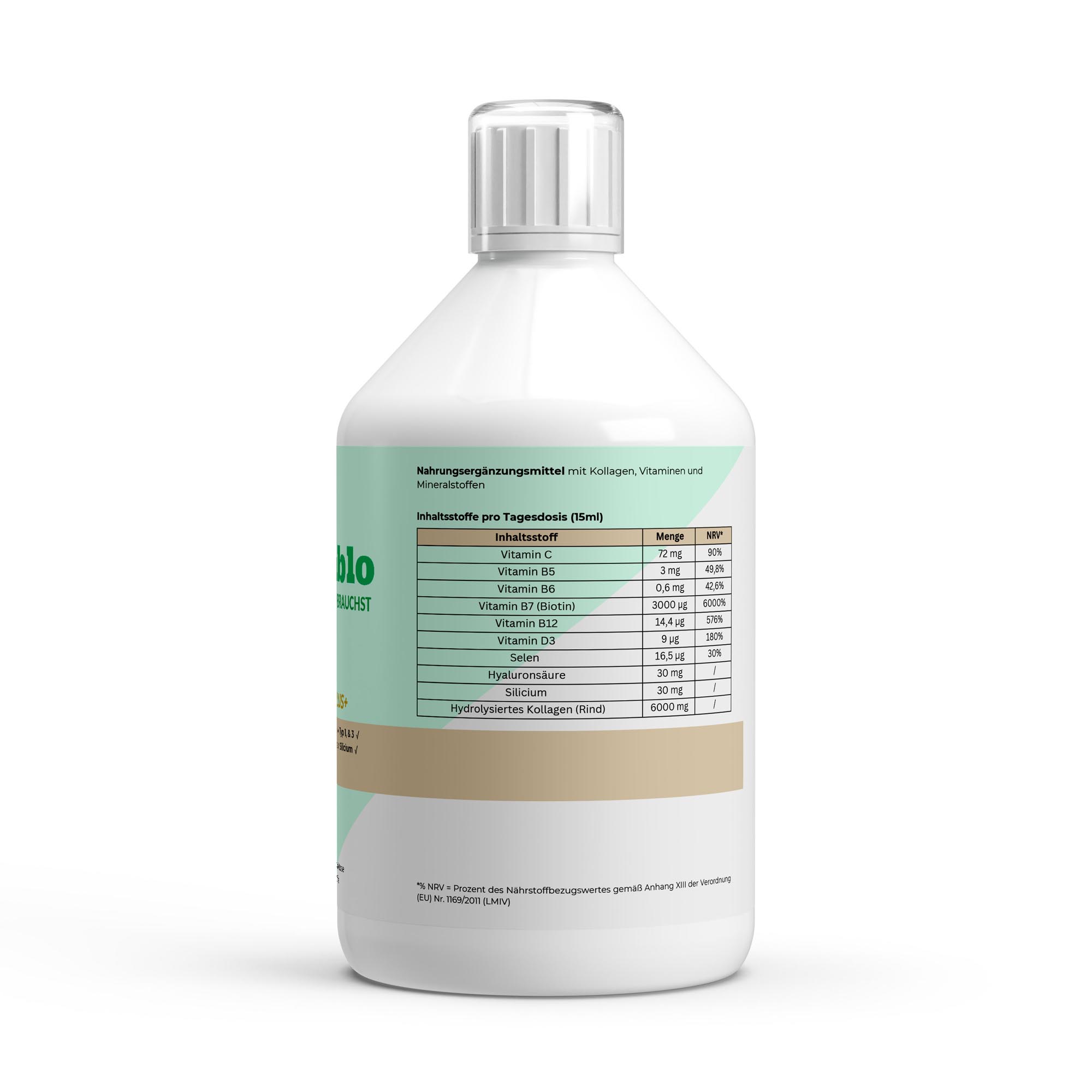 Kollagen Vital PLUS+ Shots – Wild Berry – 500ml