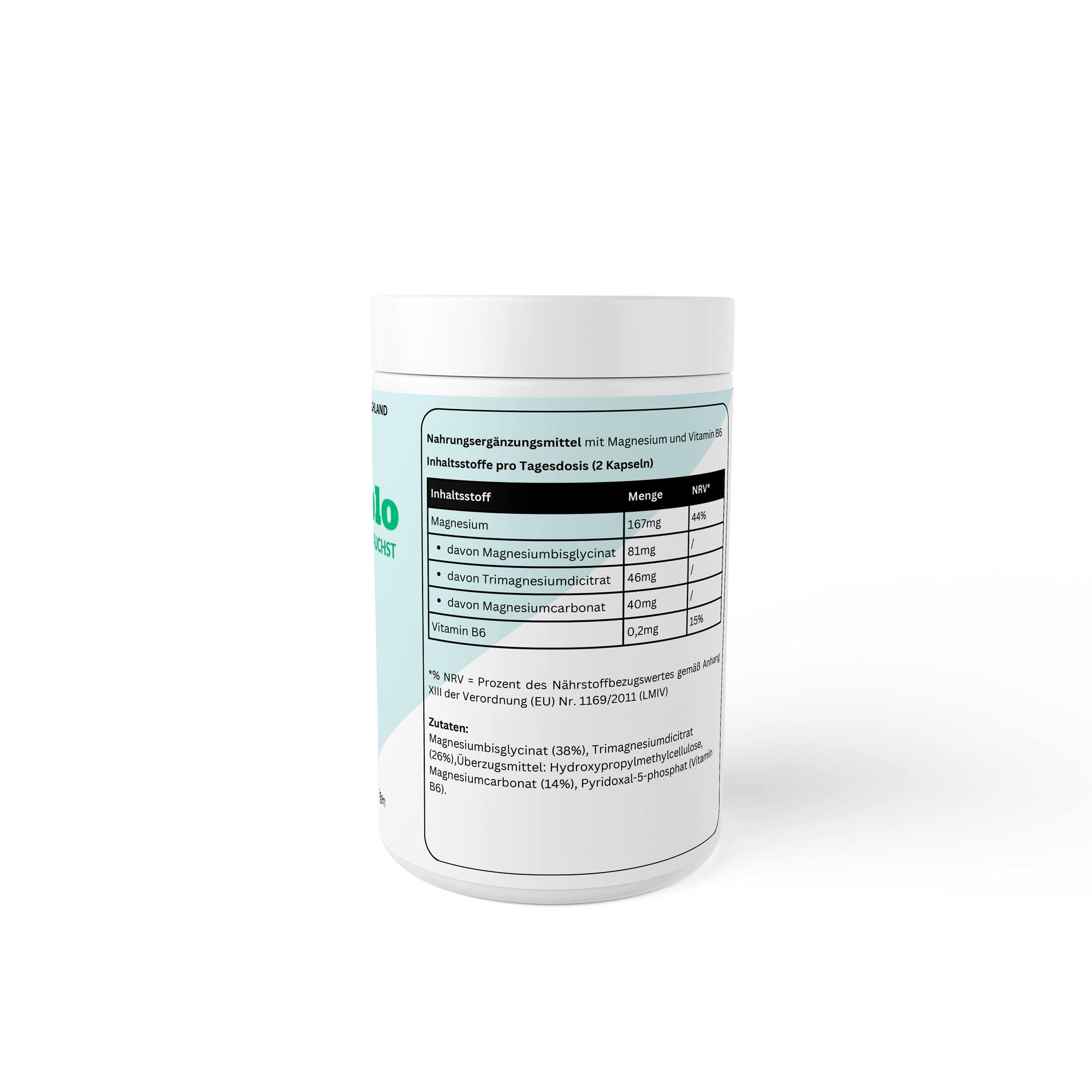 Magnesium Komplex + Vitamin B6 – 90 Kapseln