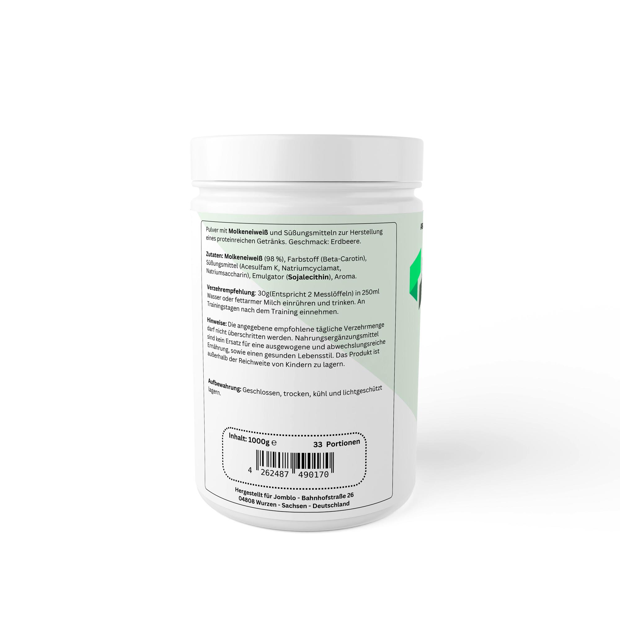 Premium Whey – Geschmack: Erdbeere Nahrungsergänzungsmittel