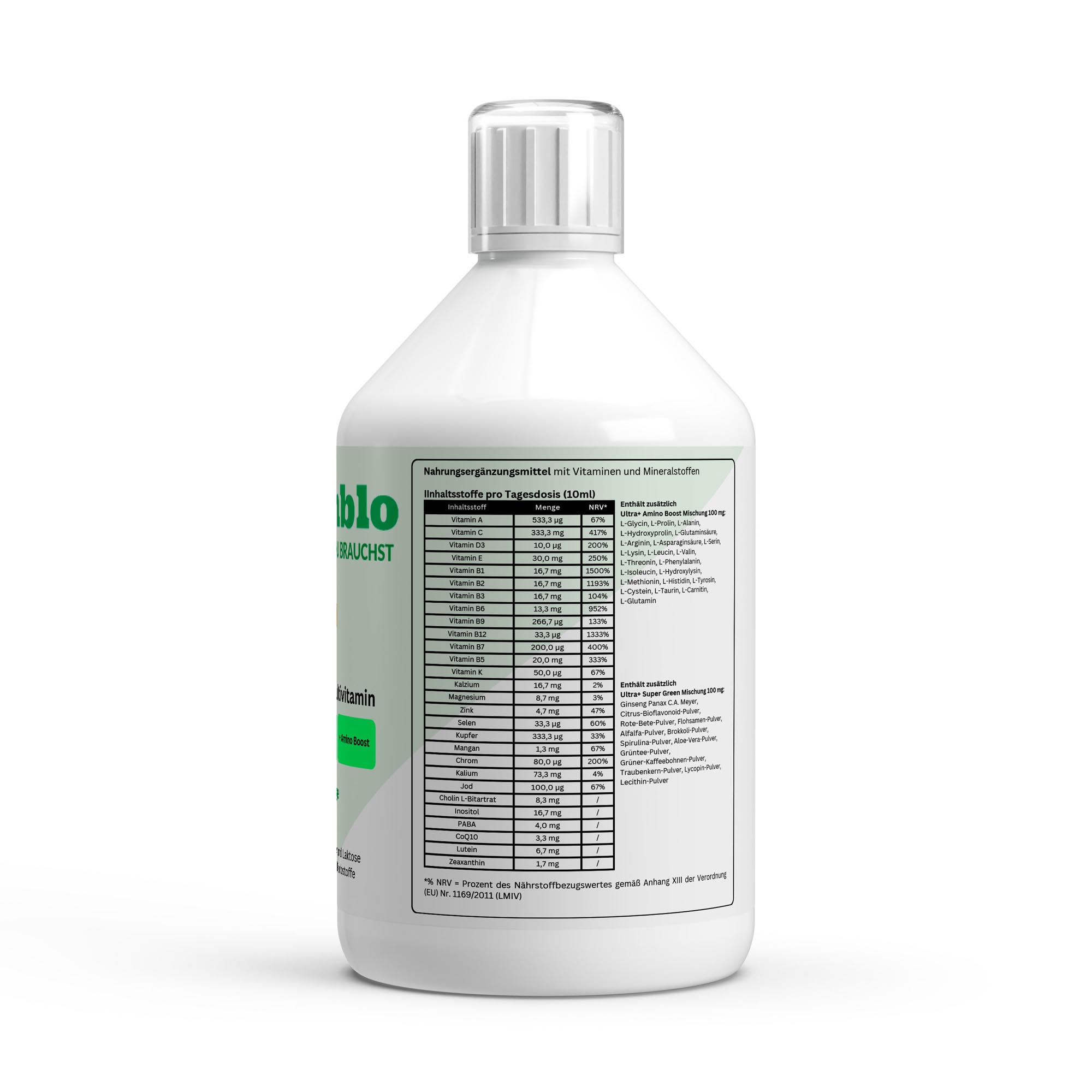 Ultra Plus Essentials Multivitamin 500 ml