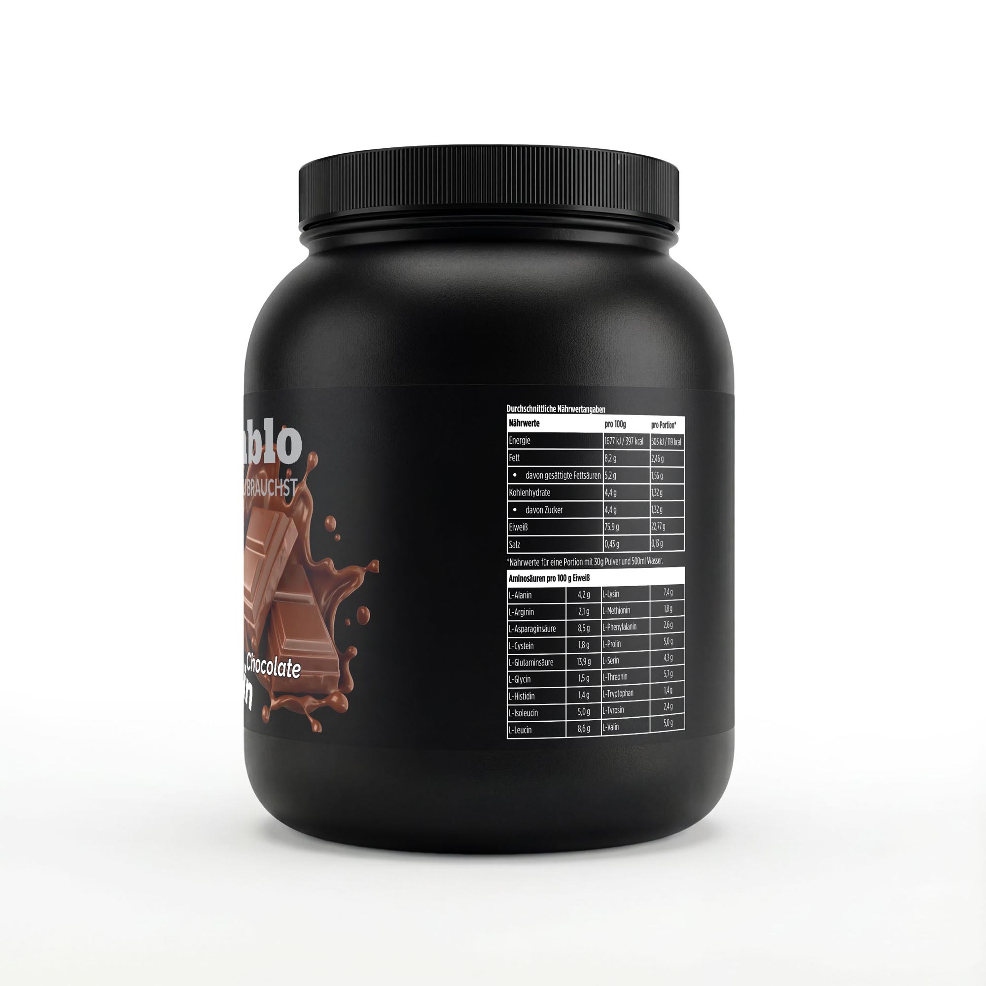 Premium Whey Protein Schokolade – 1000g