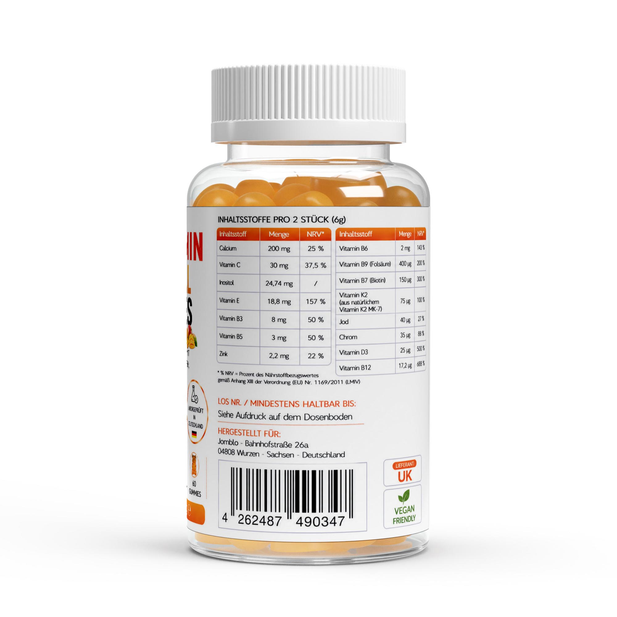 Multivitamin + Mineral Gummies – 60 Stk.